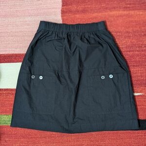 A.P.C. Black Mini Skirt with Pockets